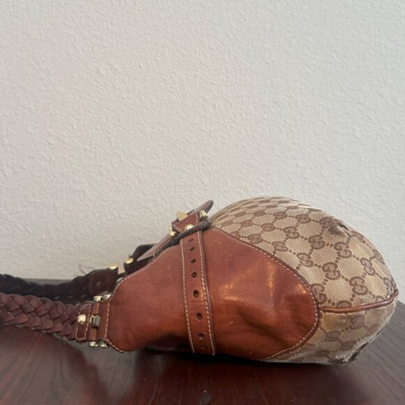 Gucci Large Horsebit Hobo Bag – Authentic Vintage Leather - Picture 6 of 13
